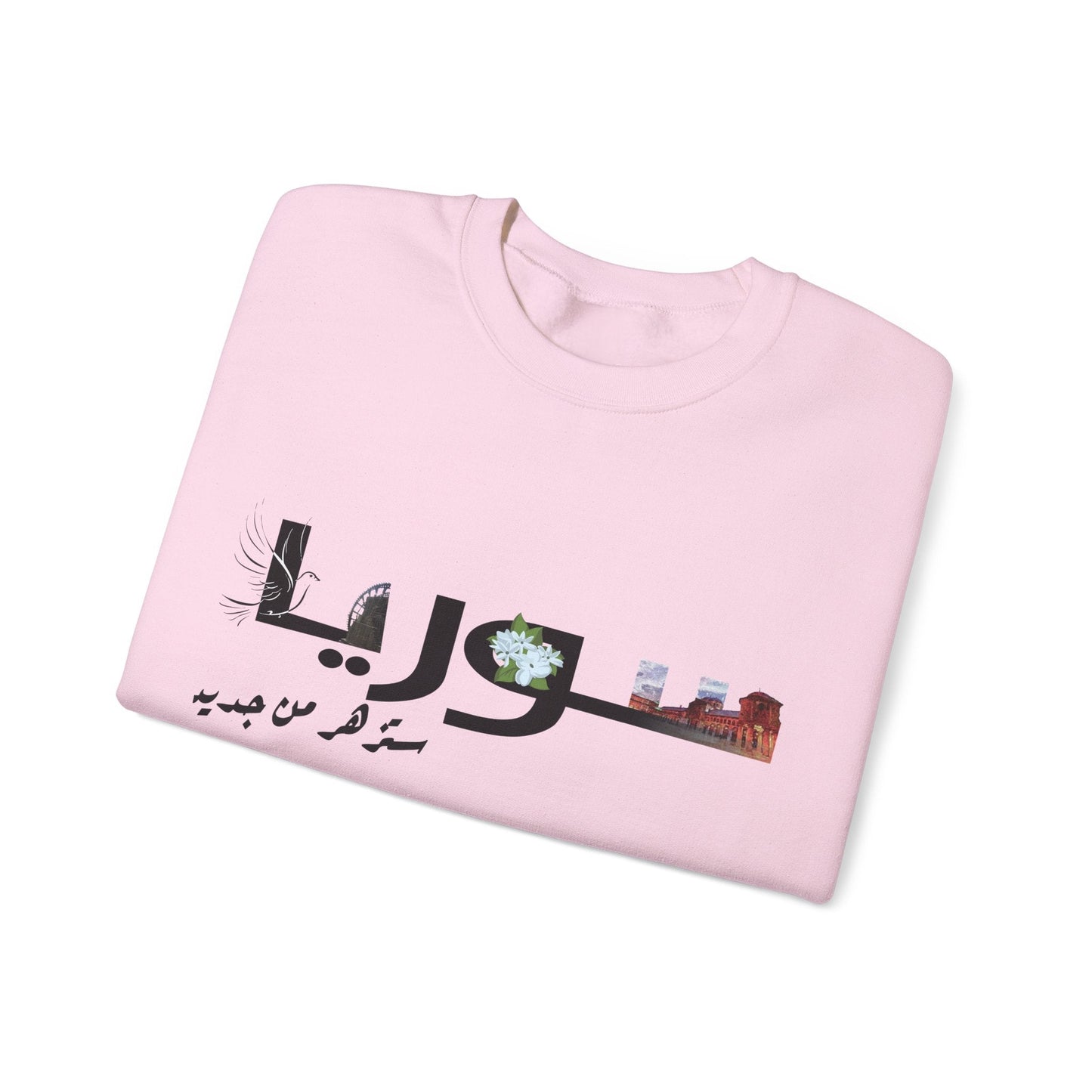 Printify Sweatshirt Revolutionary Blend Sweatshirt - For the sake of glory and homelands, we live