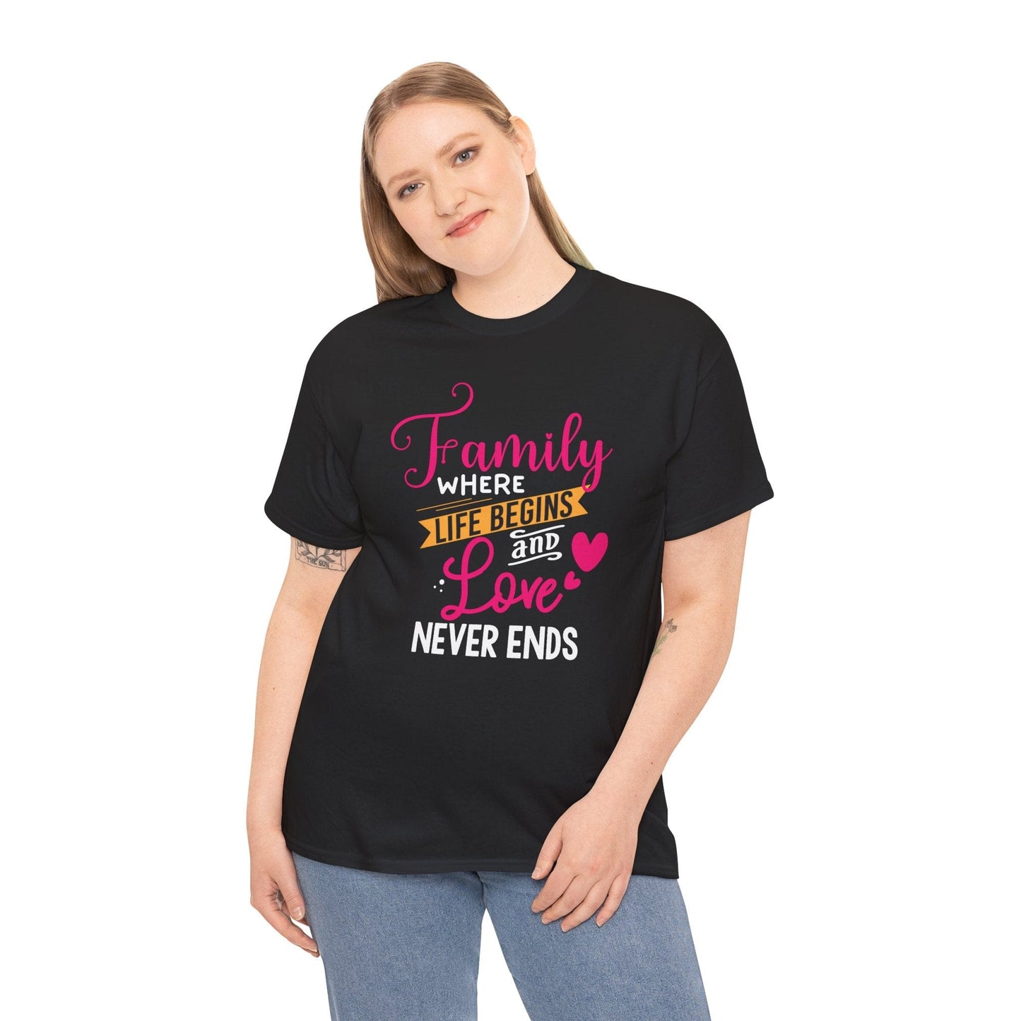 Ink and Charms Designs T-Shirt Family Love Unisex Tee