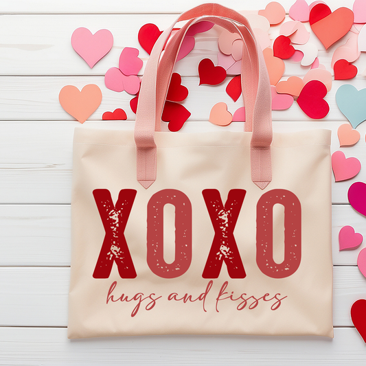 XOXO Hugs and Kisses Tote Bag