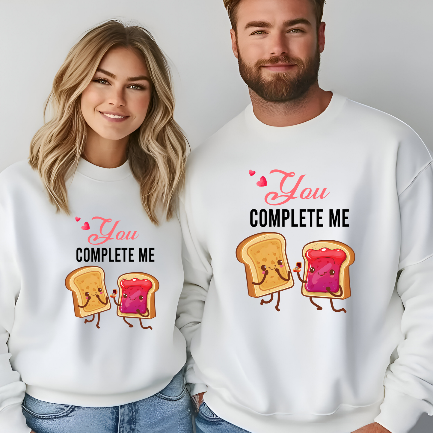 Funny Valentine Couple- Sweatshirts