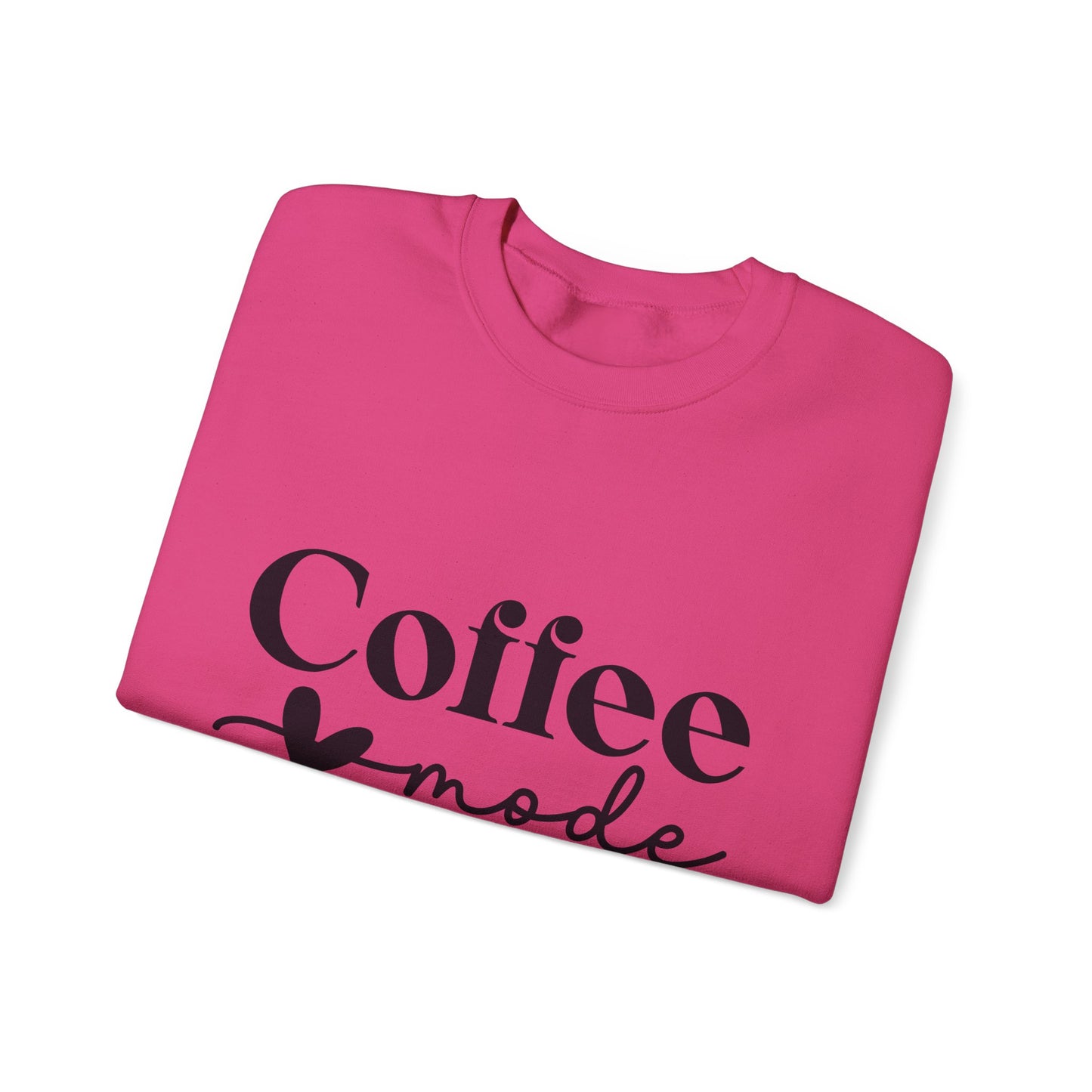 Coffee Mode Heavy Blend Crewneck Sweatshirt