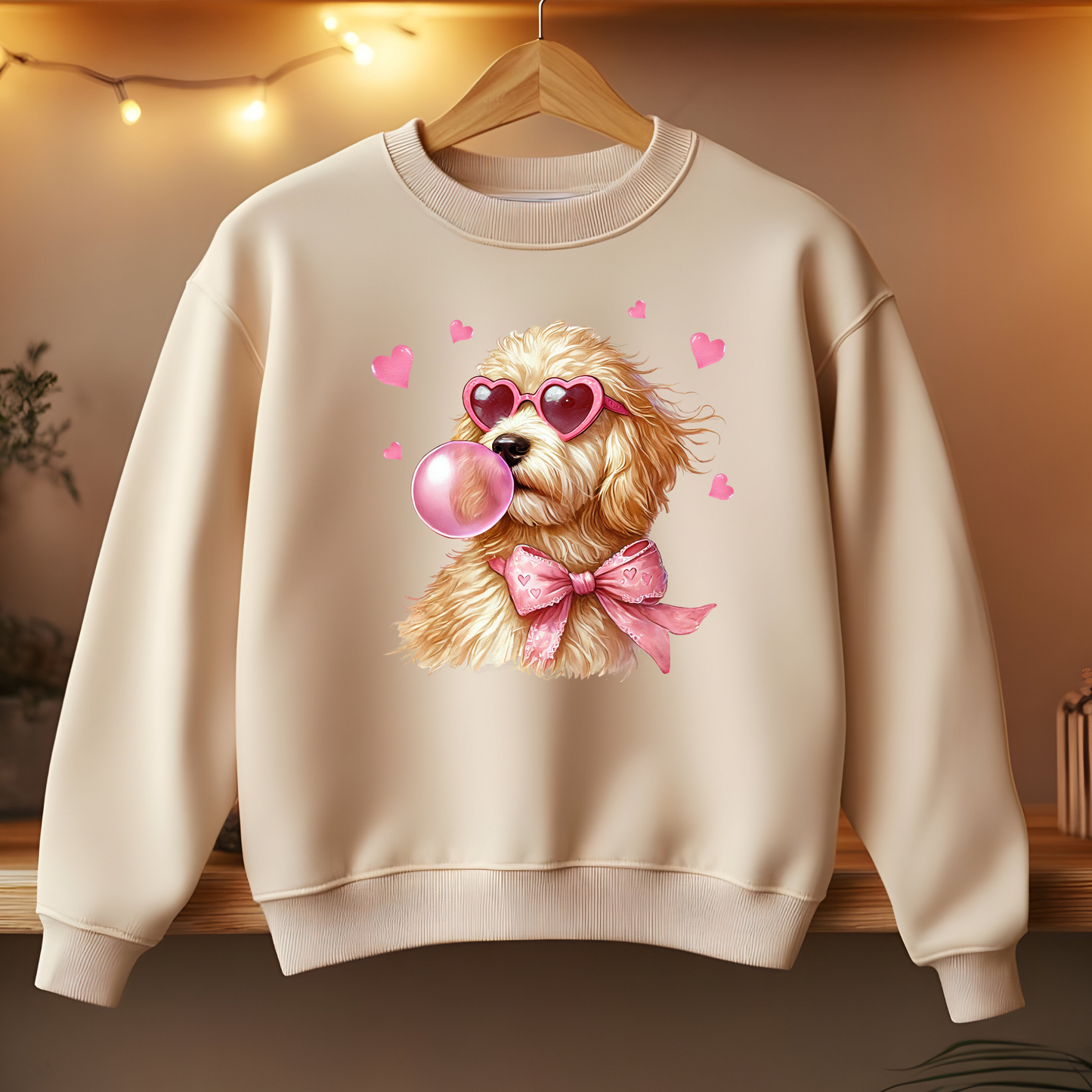 Dogs' lovers - Cute Dog Chewing Gum Sweatshirt