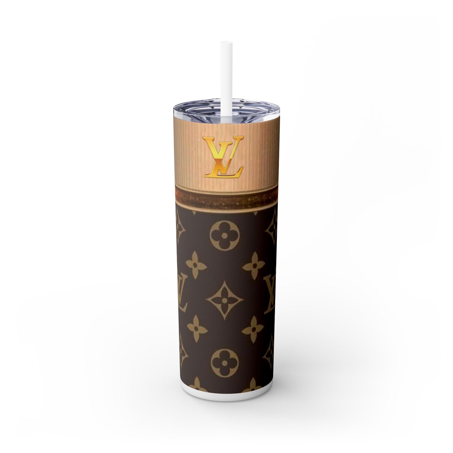 Sip in Style - Luxury 20oz Skinny Tumbler with Straw