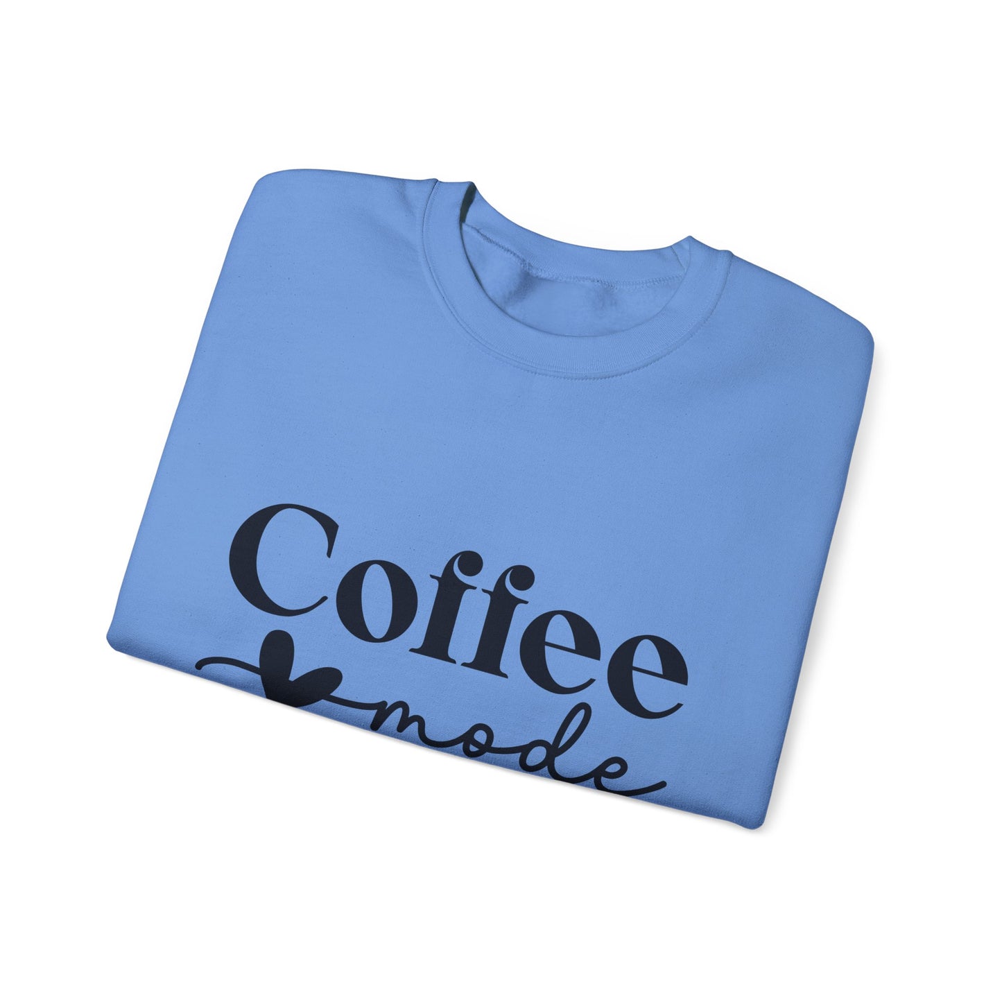 Coffee Mode Heavy Blend Crewneck Sweatshirt