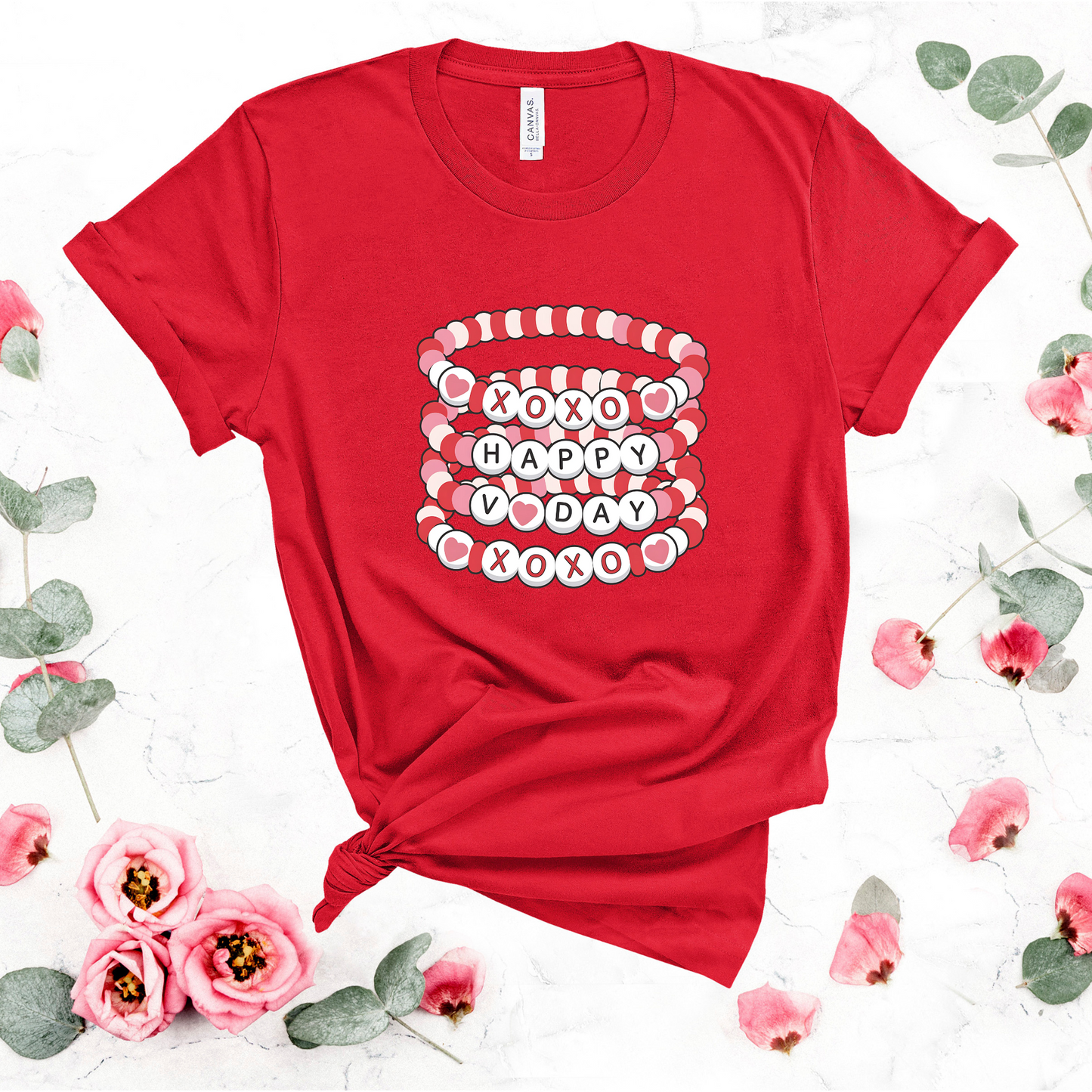 Valentine's Day Friendship Bracelet T-Shirt