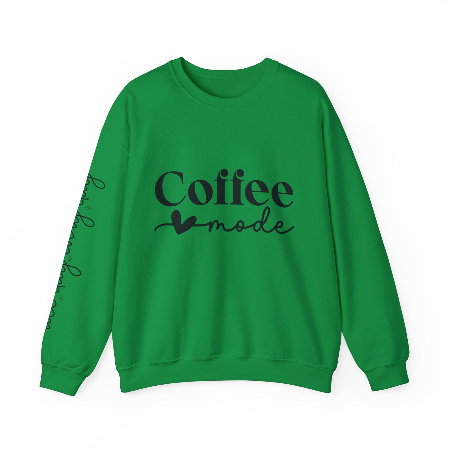 Coffee Mode Heavy Blend Crewneck Sweatshirt