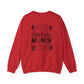 Crewneck Sweatshirt Overstimulated Moms Club Side Front and Back Design