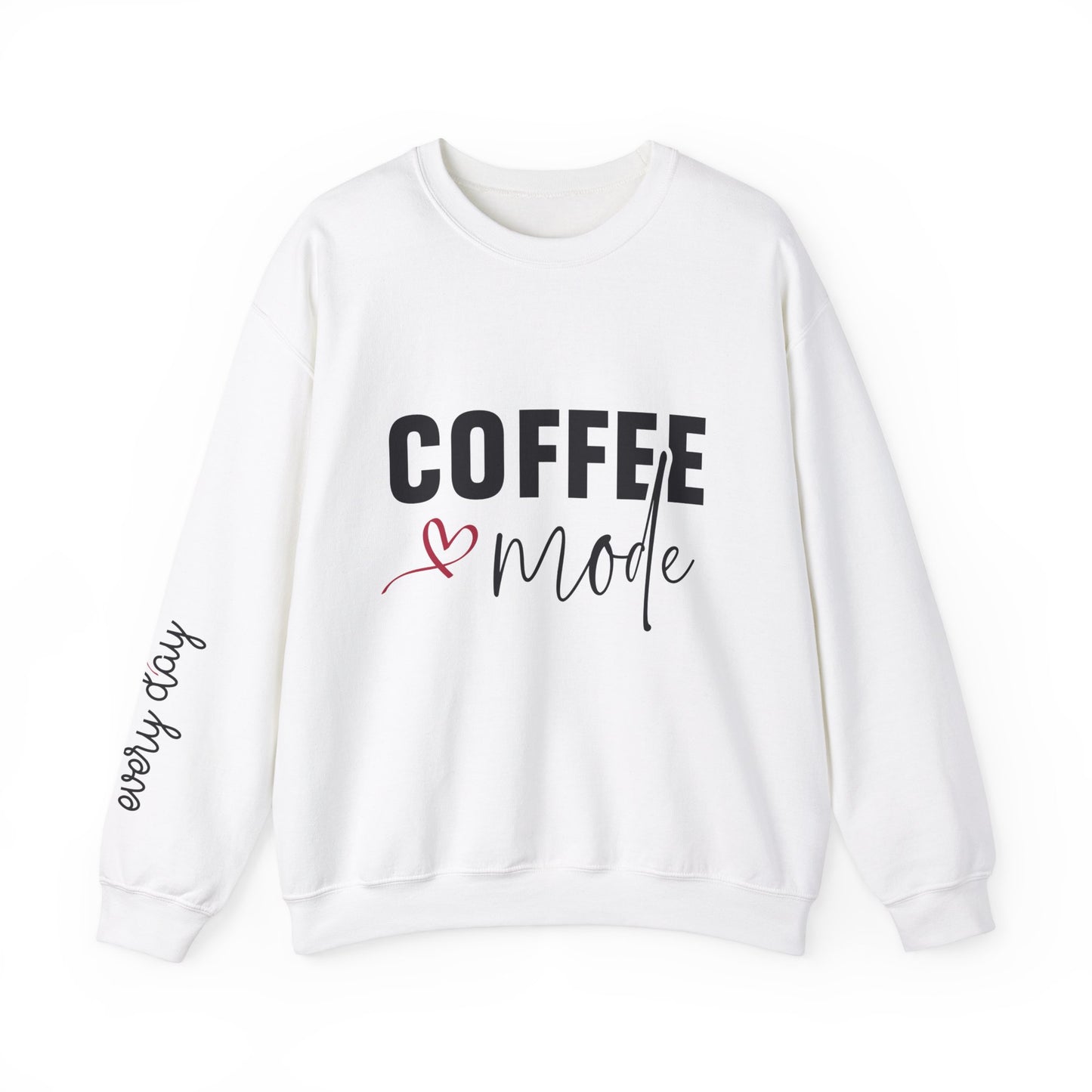 Coffee Mode Heavy Blend Crewneck Sweatshirt