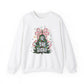 Christmas Tree Bow Crewneck Sweatshirt