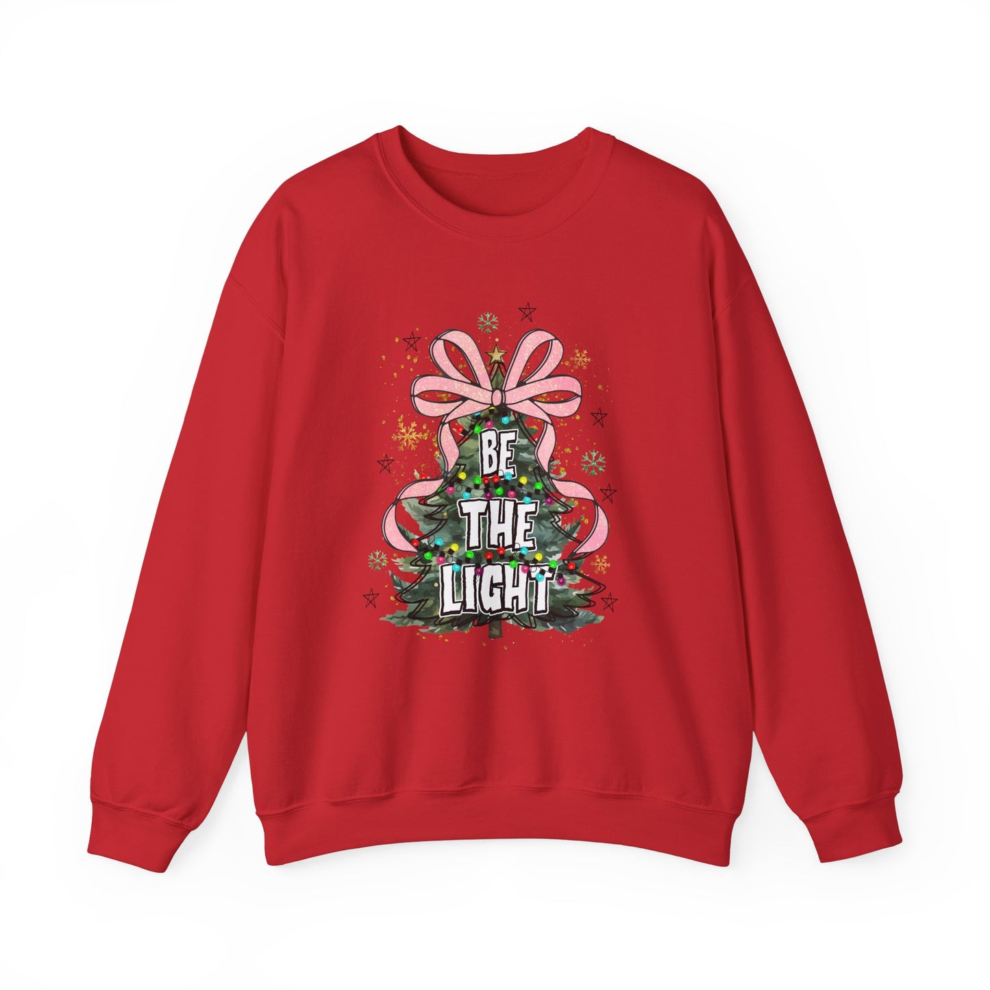 Christmas Tree Bow Crewneck Sweatshirt