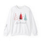 Christmas Joy Unisex Sweatshirt with Sleeve Print