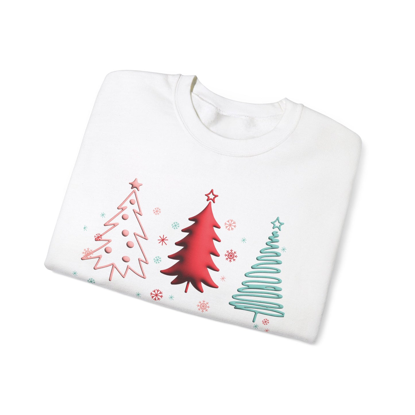 Christmas Joy Unisex Sweatshirt with Sleeve Print