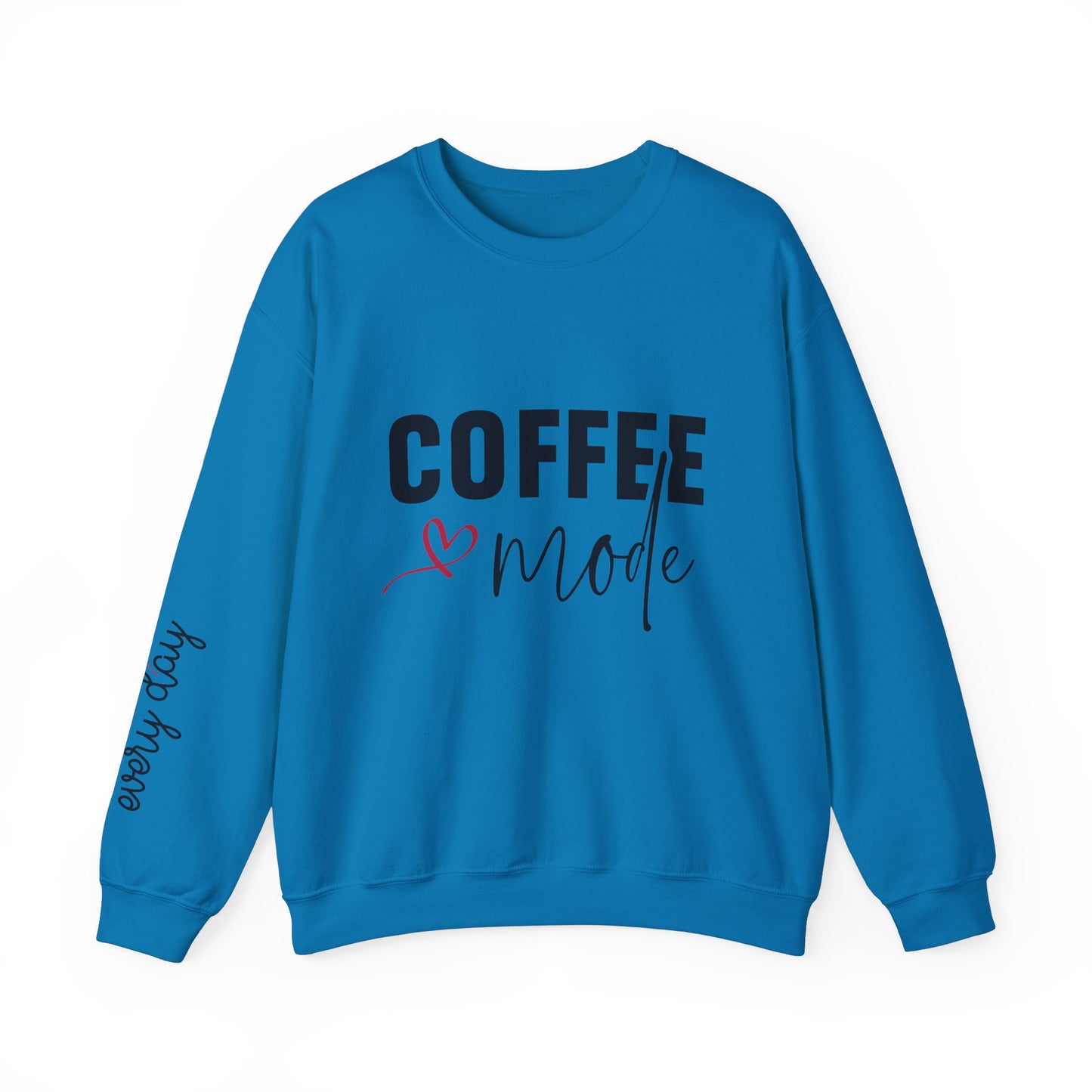 Coffee Mode Heavy Blend Crewneck Sweatshirt