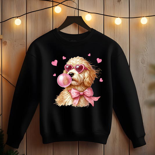 Dogs' lovers - Cute Dog Chewing Gum Sweatshirt