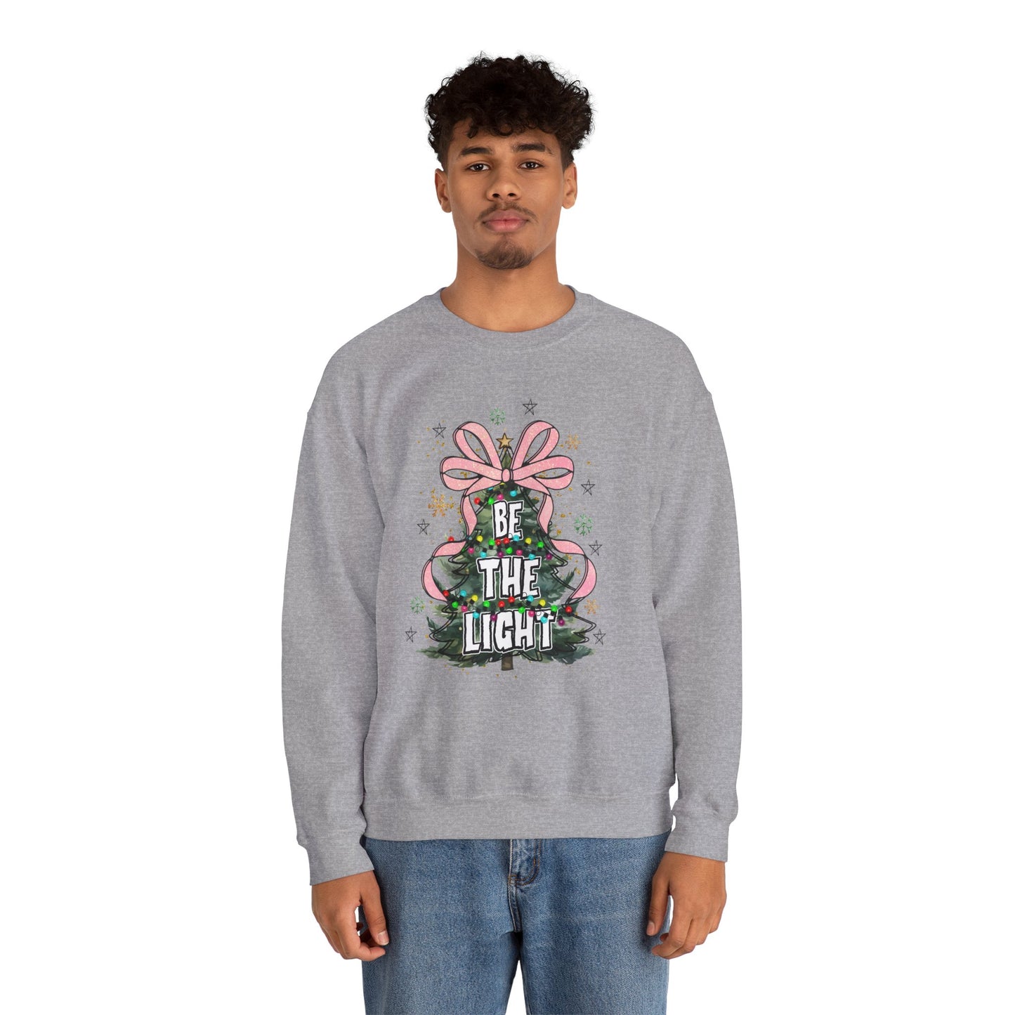 Christmas Tree Bow Crewneck Sweatshirt