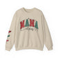 Crewneck Sweatshirt Mama Clause Design with Kids' Names