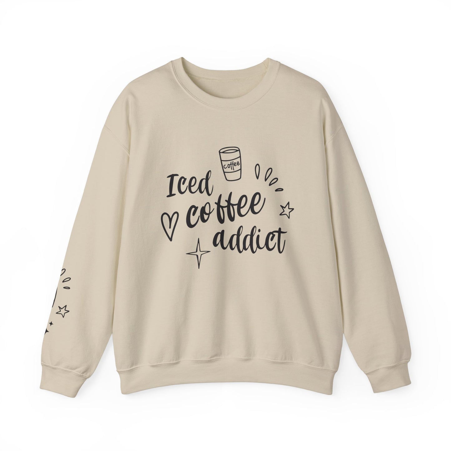 Iced Coffee Addict Heavy Blend Crewneck Sweatshirt