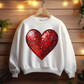 Glitter Heart Valentine’s Day Sweatshirt