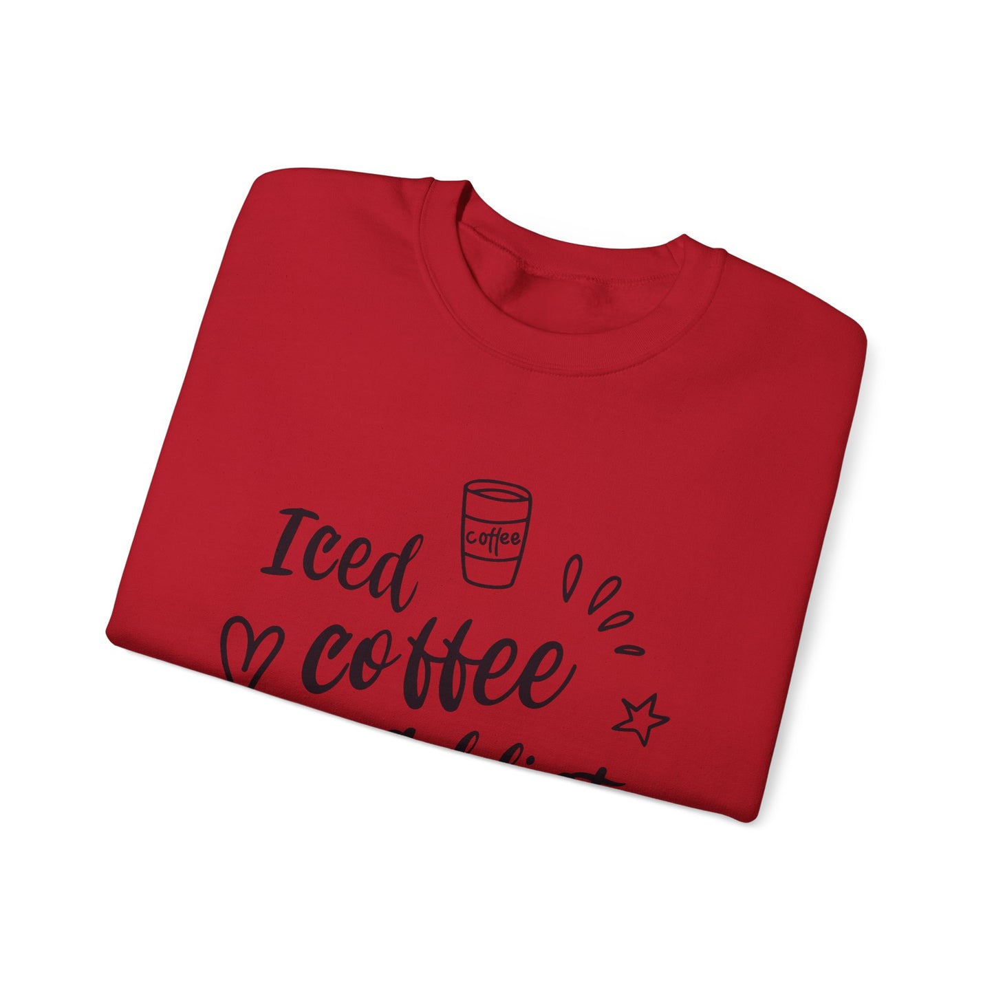 Iced Coffee Addict Heavy Blend Crewneck Sweatshirt