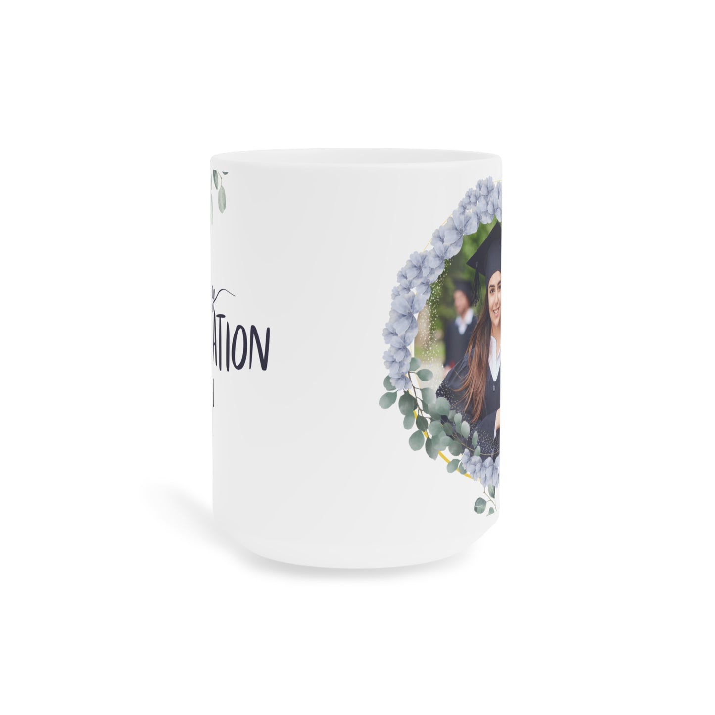 Graduation Ceramic Mug - Personalized Nature Lovers Design