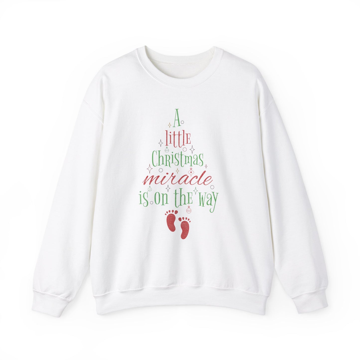 Heavy Blend™ Crewneck Sweatshirt  Mom to Be Funny Christmas Pregnancy Announcement