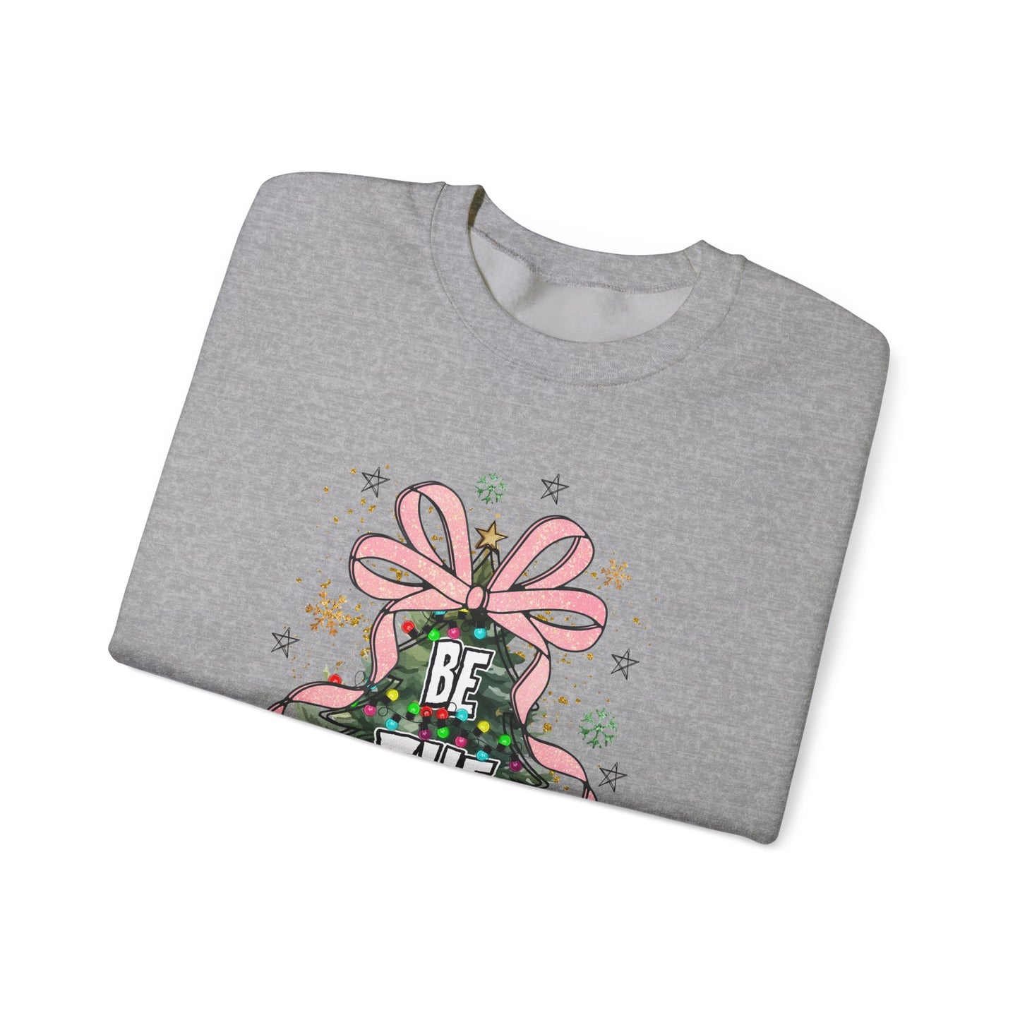 Christmas Tree Bow Crewneck Sweatshirt