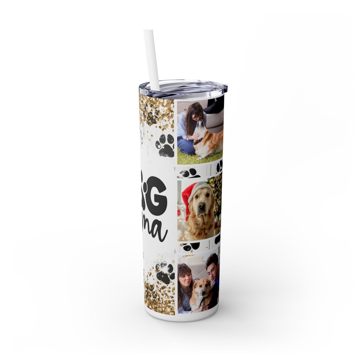 Tumbler with Dog Photos for Dog Lovers