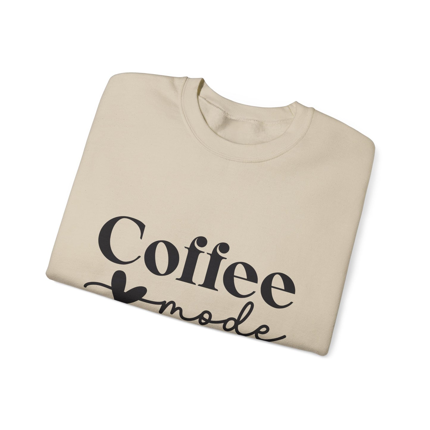 Coffee Mode Heavy Blend Crewneck Sweatshirt