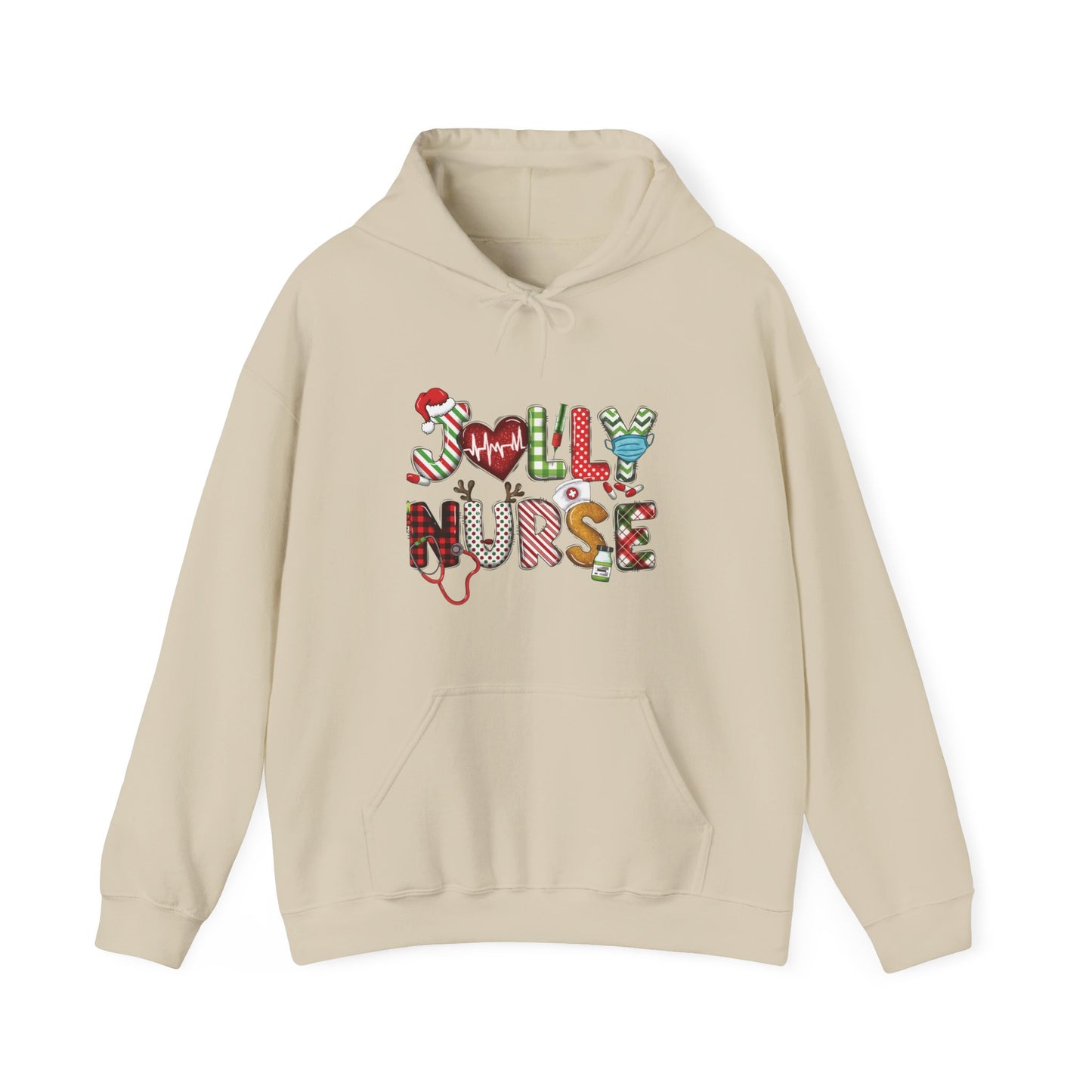 Christmas Jolly Nurse Hoodie