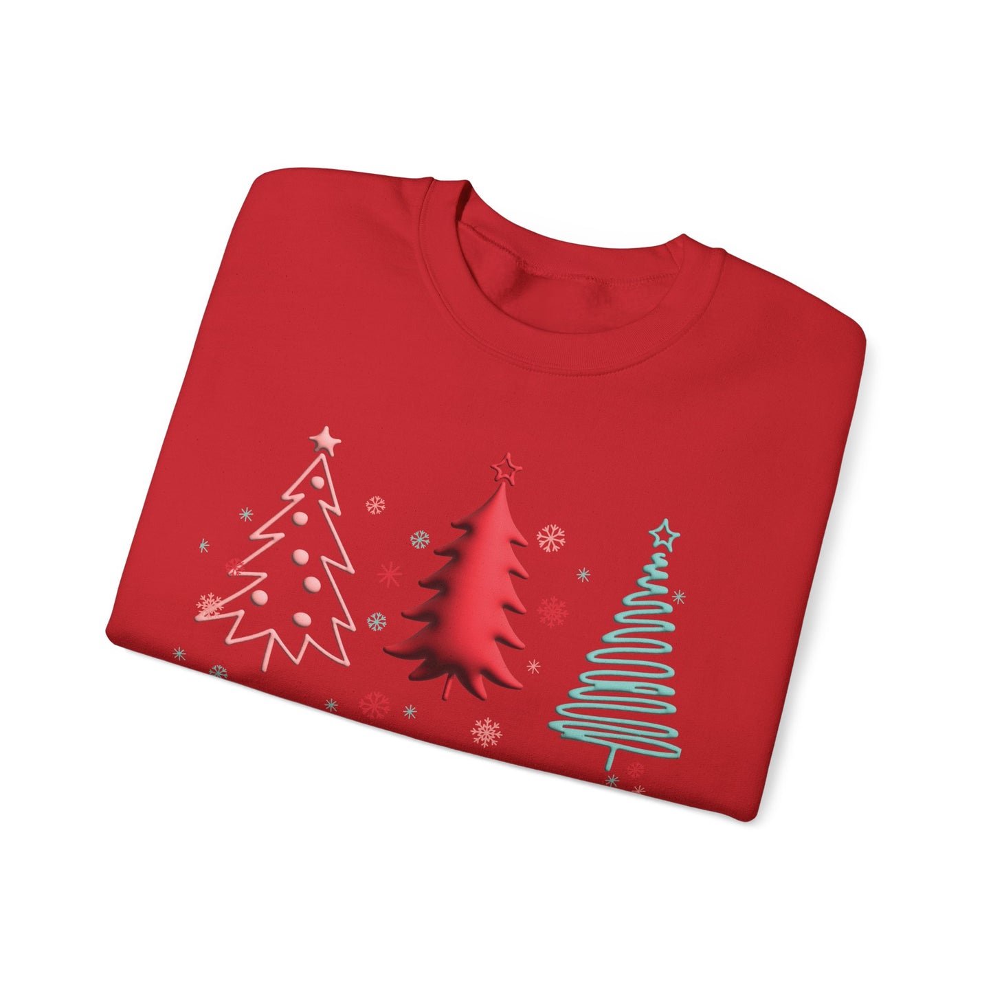 Christmas Joy Unisex Sweatshirt with Sleeve Print