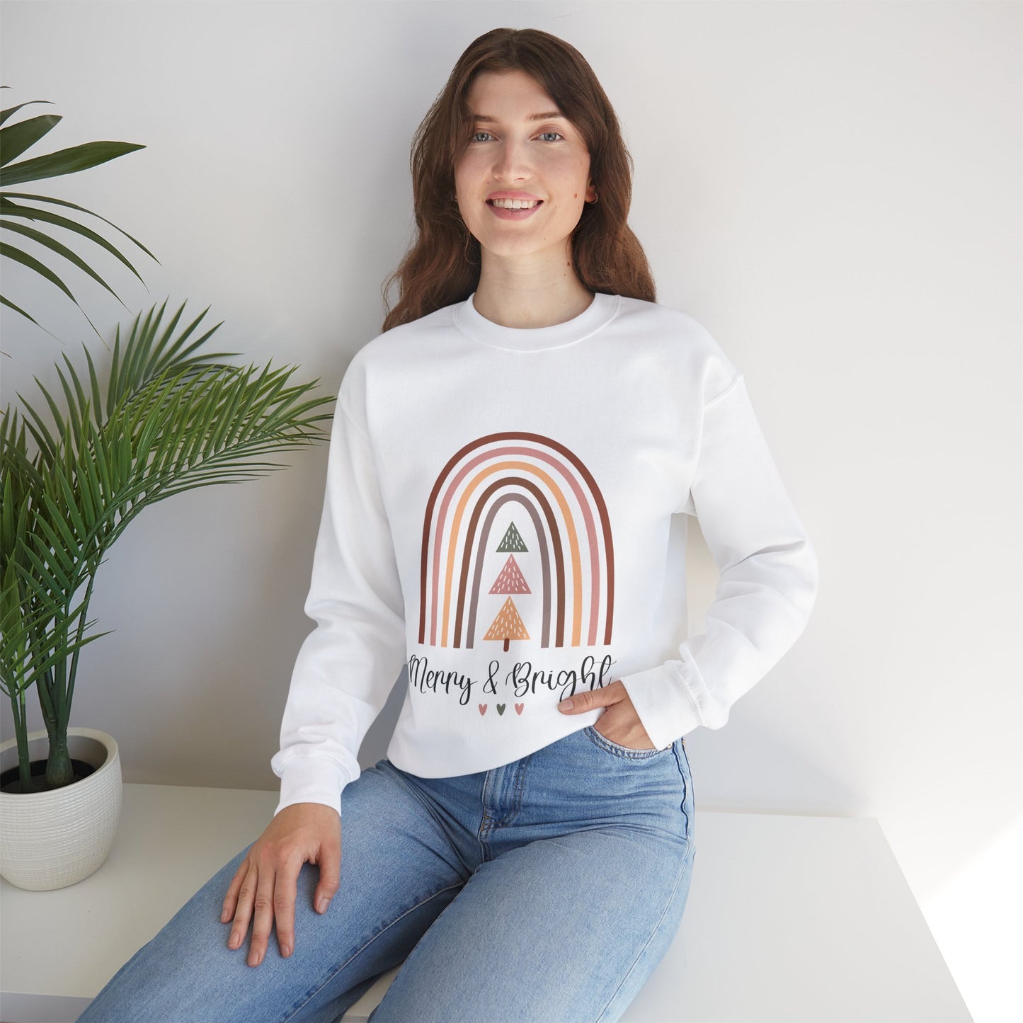 Merry and bright Unisex Sweatshirt