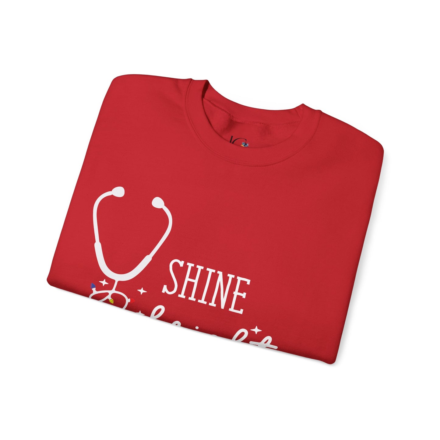 Medical Team Unisex Sweatshirt - Shine Bright Call Light Design