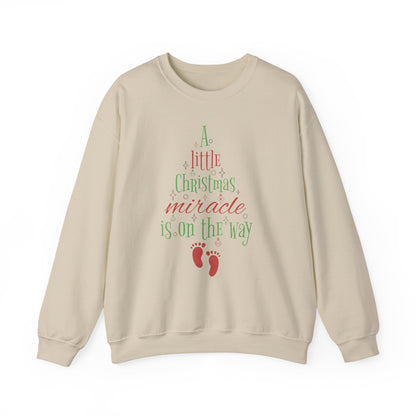 Heavy Blend™ Crewneck Sweatshirt  Mom to Be Funny Christmas Pregnancy Announcement