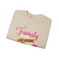 Heavy Blend™ Crewneck Sweatshirt  features family love