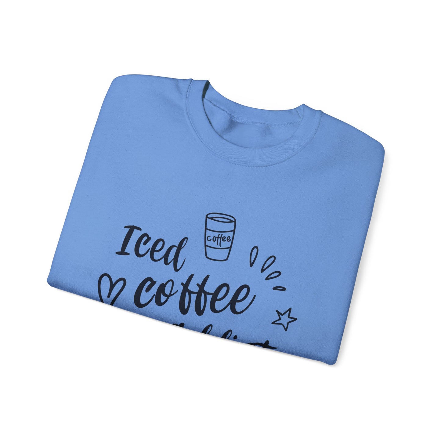 Iced Coffee Addict Heavy Blend Crewneck Sweatshirt