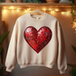 Glitter Heart Valentine’s Day Sweatshirt