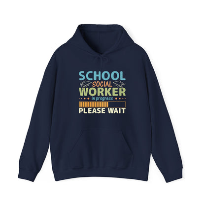 Unisex Heavy Blend Hoodie - Social Worker in progress – Comfort and Style for Any Season!