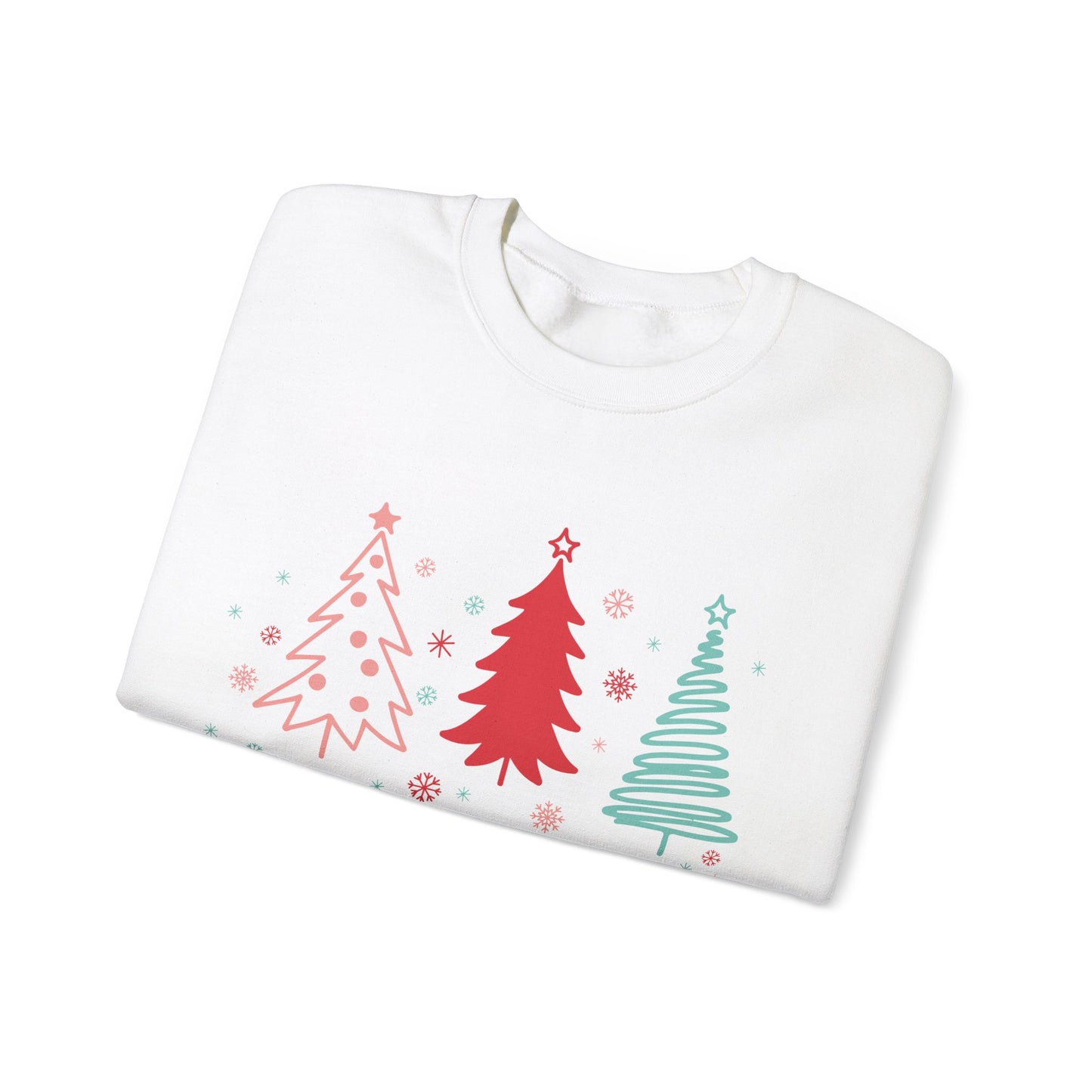 Christmas Joy Unisex Sweatshirt with Sleeve Print