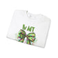 Grinch bow sweatshirt