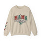 Crewneck Sweatshirt Mama Clause Design with Kids' Names