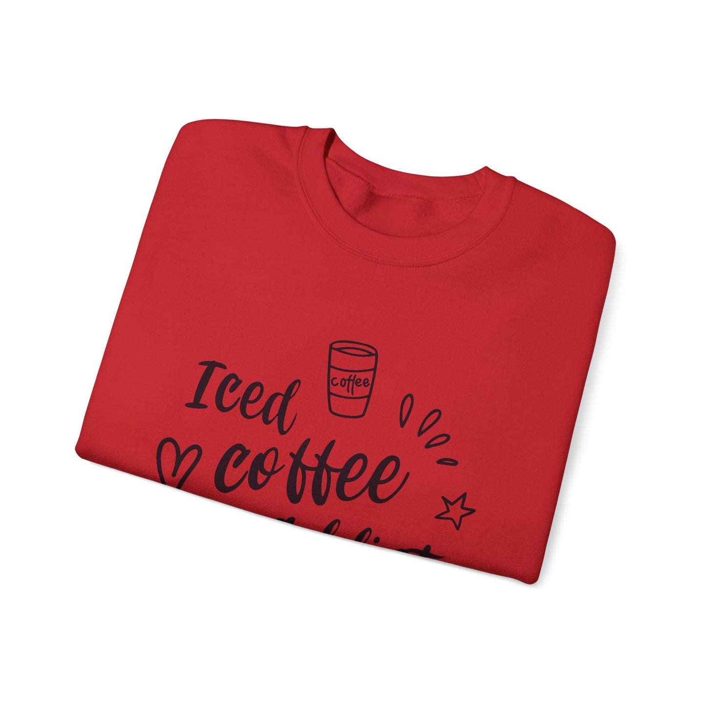 Iced Coffee Addict Heavy Blend Crewneck Sweatshirt