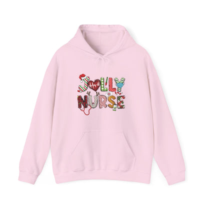 Christmas Jolly Nurse Hoodie