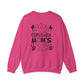 Crewneck Sweatshirt Overstimulated Moms Club Side Front and Back Design