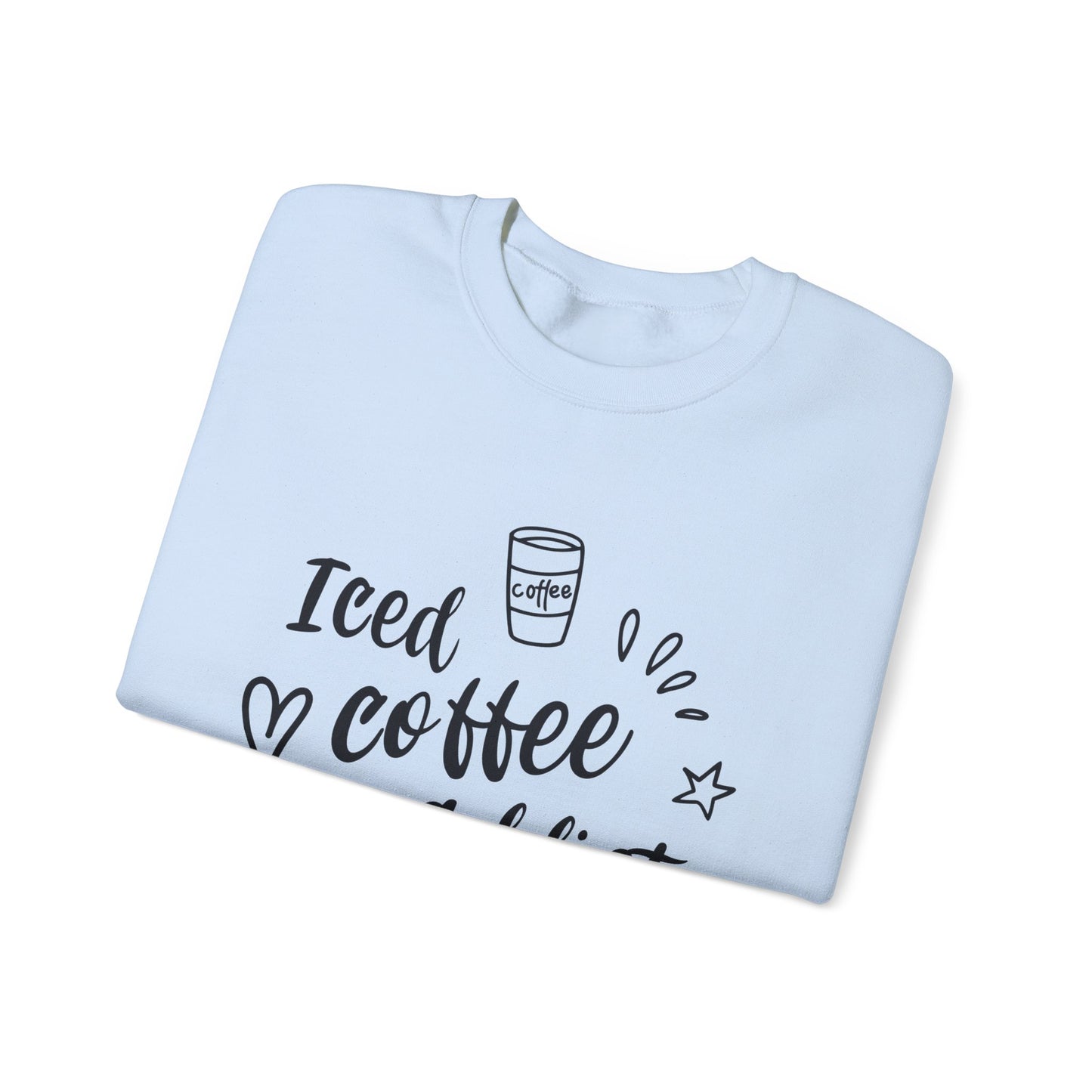 Iced Coffee Addict Heavy Blend Crewneck Sweatshirt