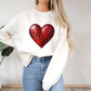 Glitter Heart Valentine’s Day Sweatshirt