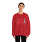 Christmas Joy Unisex Sweatshirt with Sleeve Print