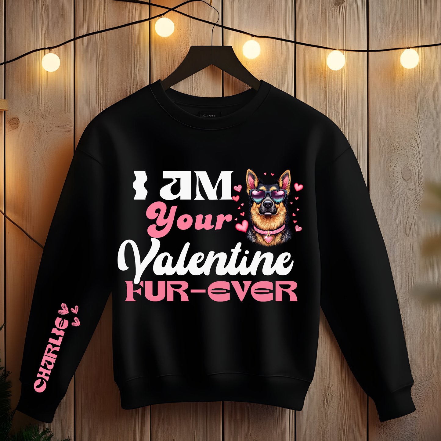 Valentines Dog Sweatshirt