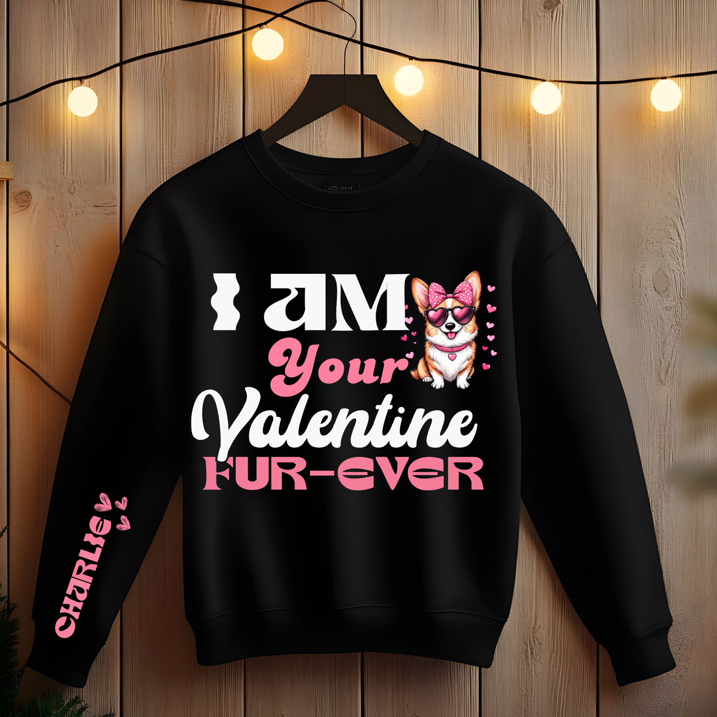 Valentines Dog Sweatshirt