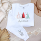 Christmas Joy Unisex Sweatshirt with Sleeve Print