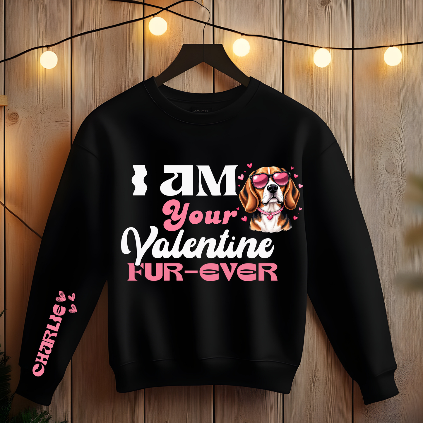 Valentines Dog Sweatshirt